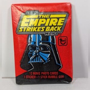 Vintage Topps Star Wars Empire Strikes Back Pack 1980
